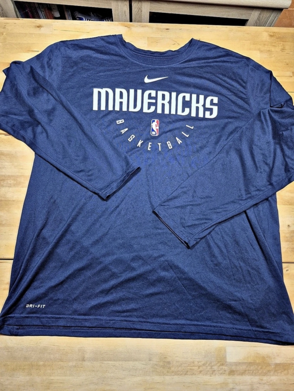 Nike NBA Mavericks Basketball Nike Tee Blue XXL Dri-FIT Basketball Tee